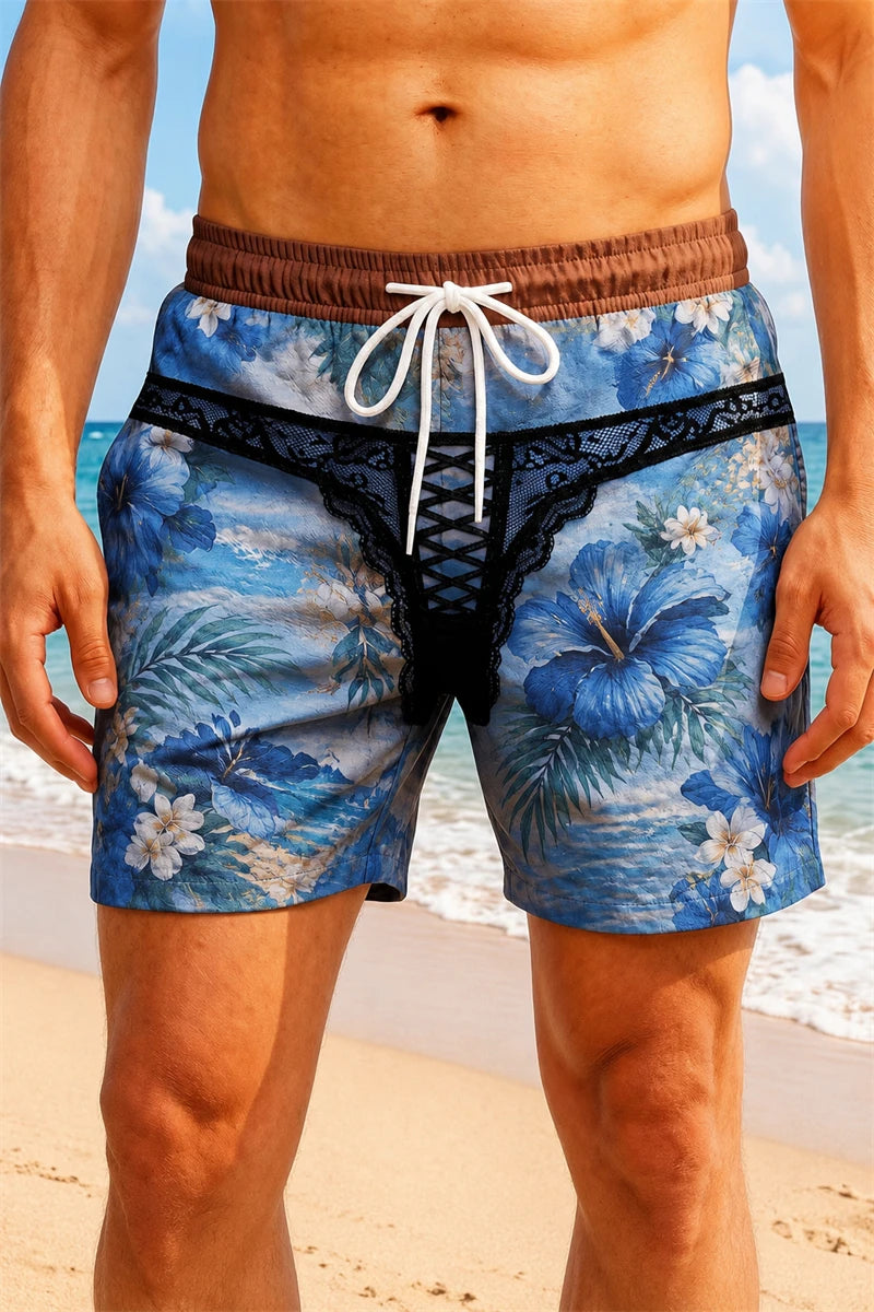 Lace Floral Double Take Trunks