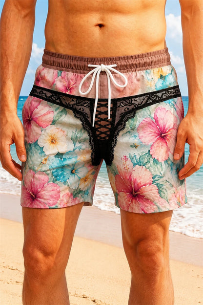 Lace Floral Double Take Trunks